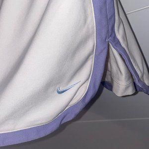 VINTAGE Nike Tennis Skirt with Built in Shorts- Purple Trim
